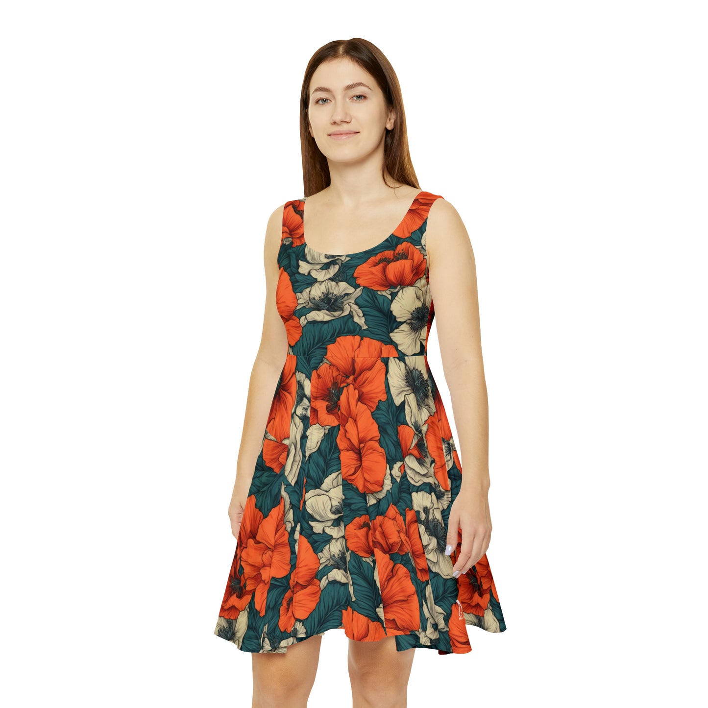 Hawaiian Poppy - Women's Skater Dress