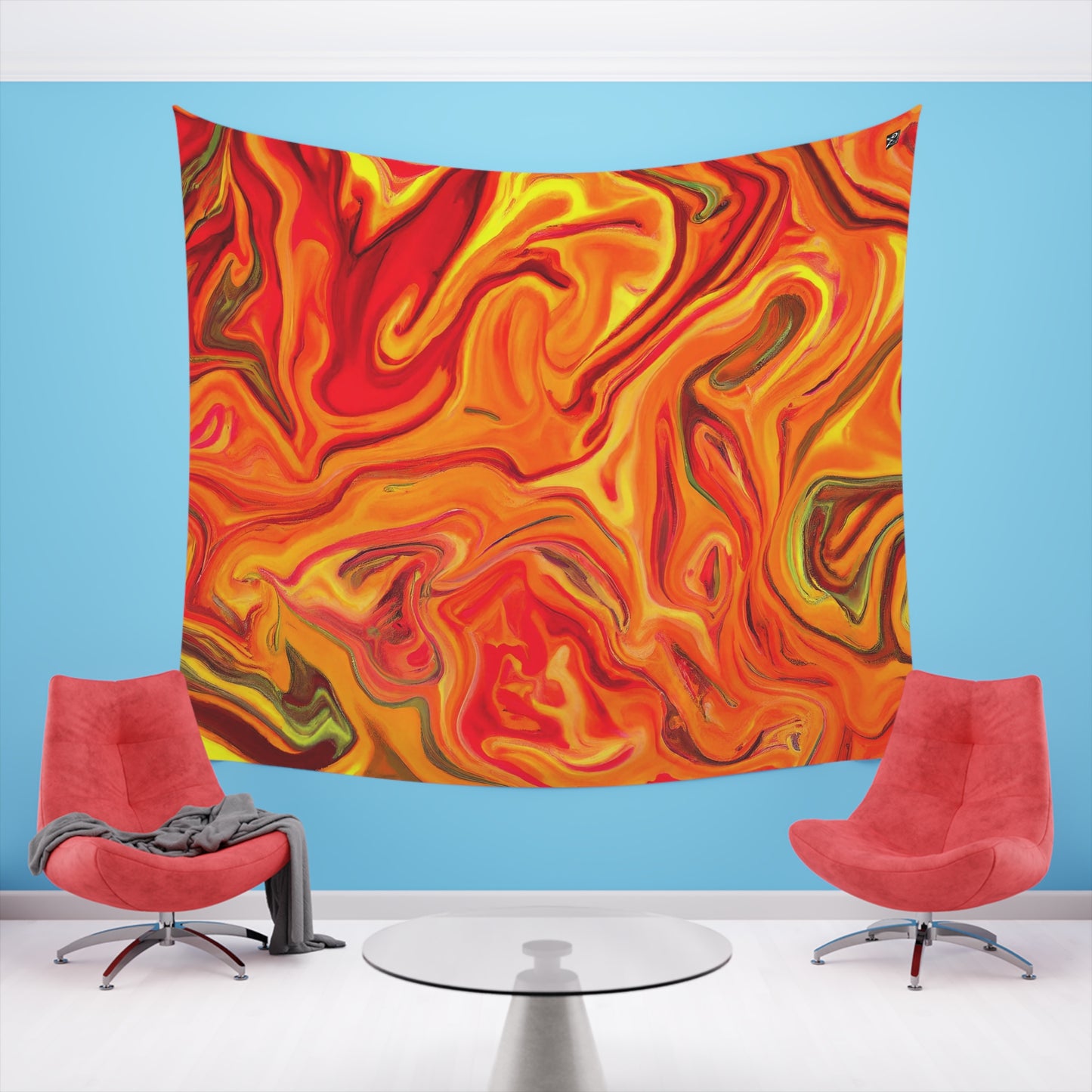 Flashy Lava Flow - Tapestry