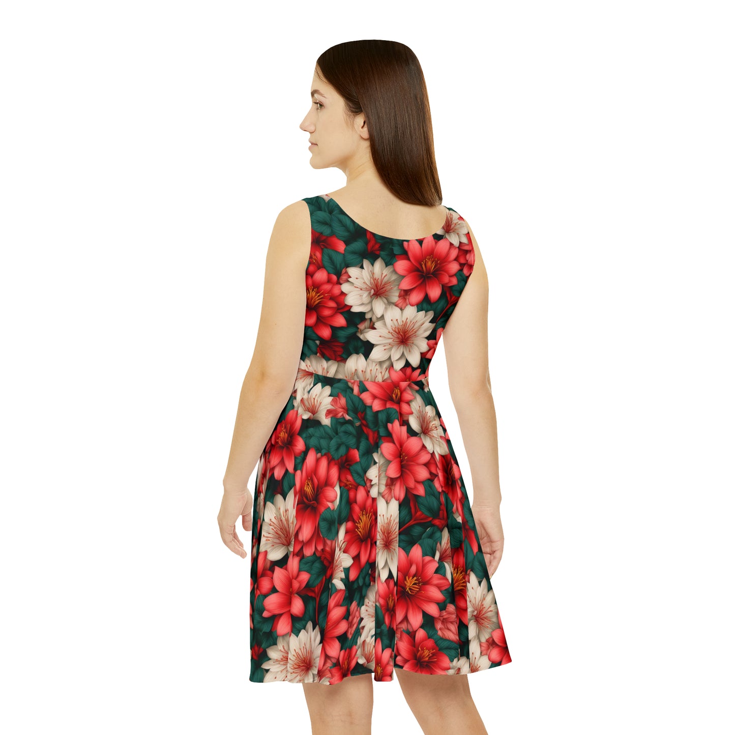 Hinahina Flower - Women's Skater Dress