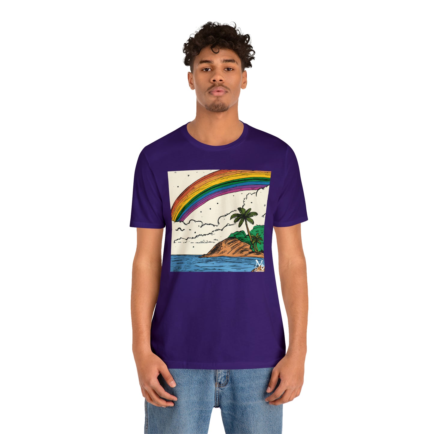 Rainbow Aloha Island - T-shirt