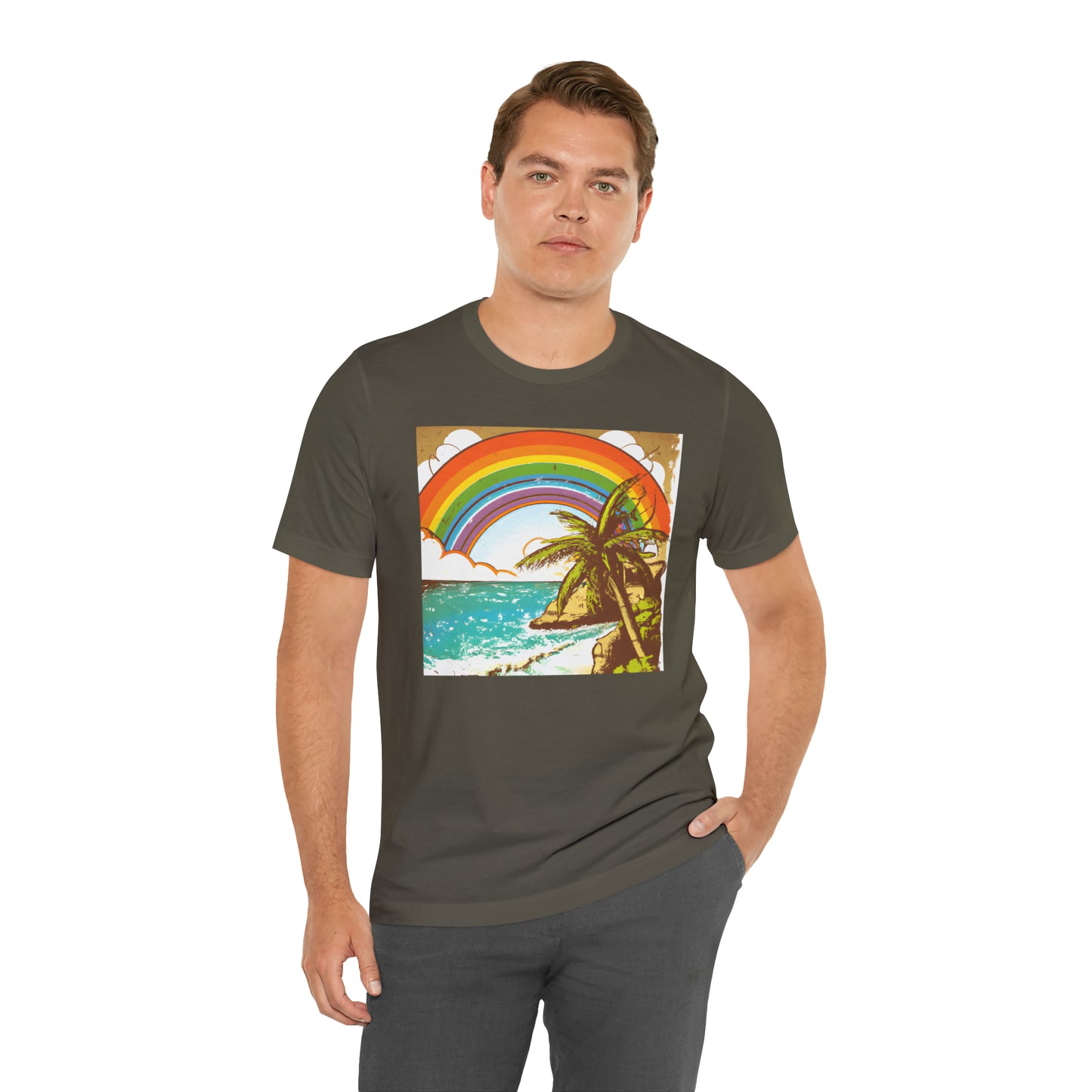 Rainbow Glimmer Island - T-shirt