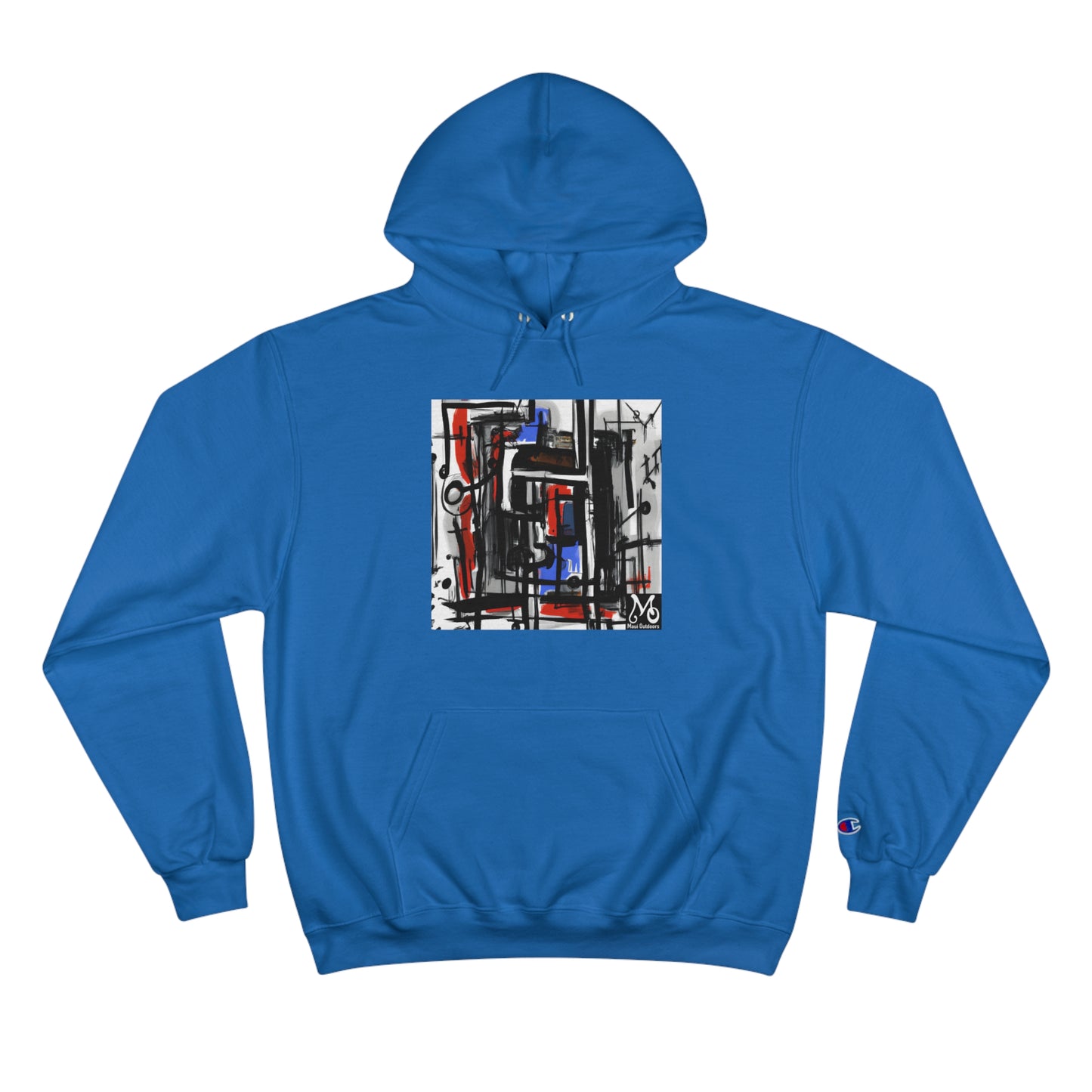 Interlaced Reflections - Champion Hoodie