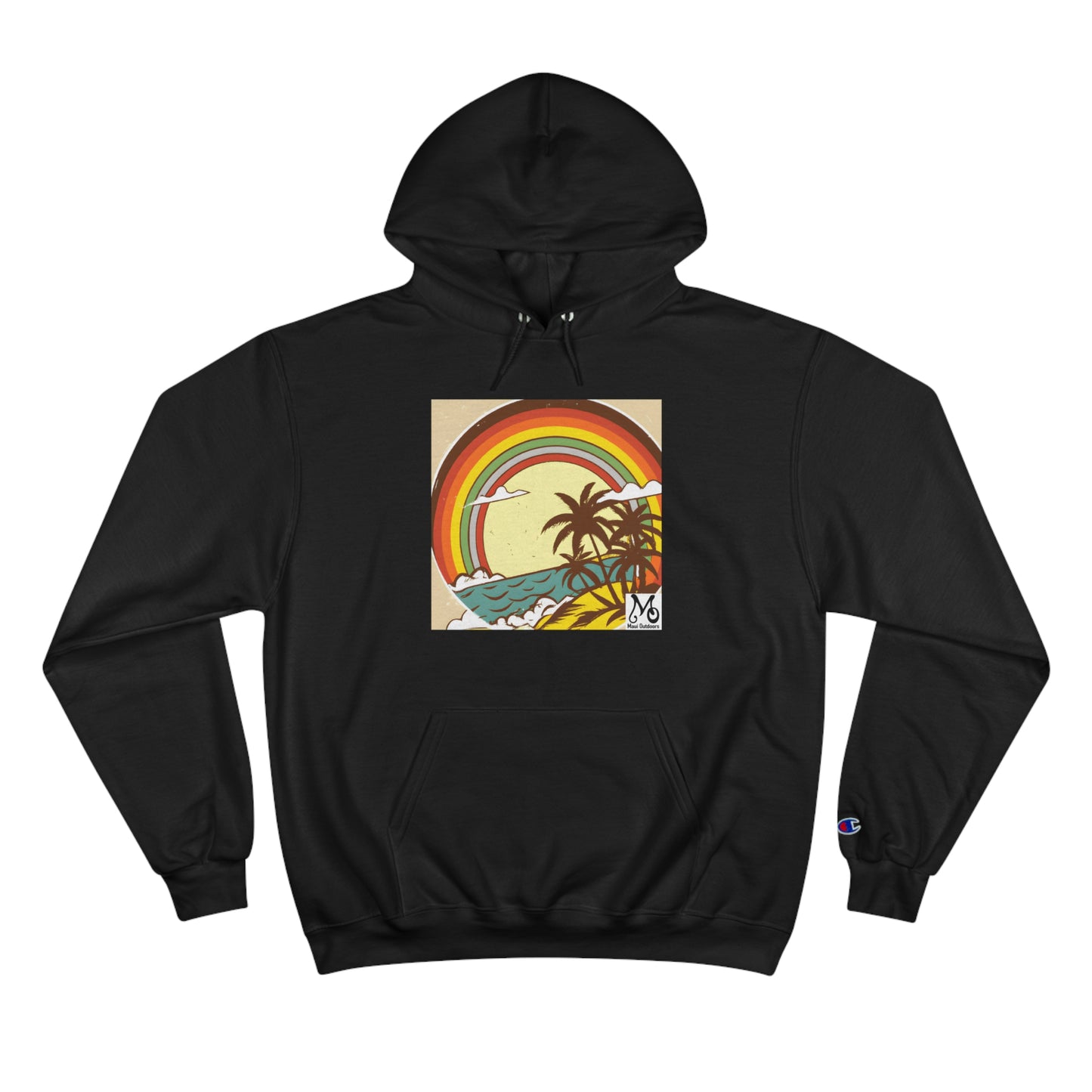 Rainbow Vista Island - Champion Hoodie