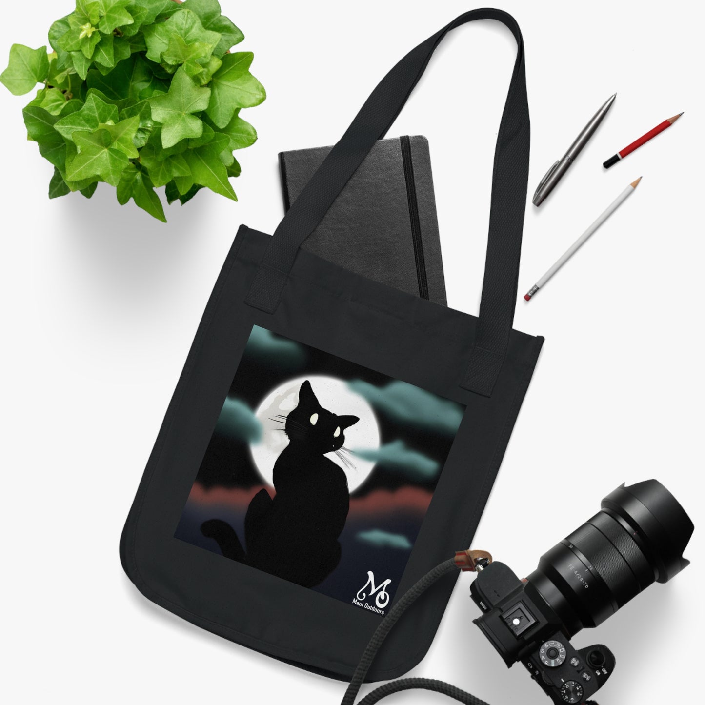 Midnight Spectre - Organic Canvas Tote Bag