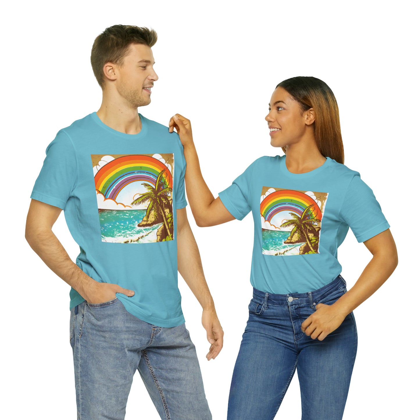 Rainbow Glimmer Island - T-shirt