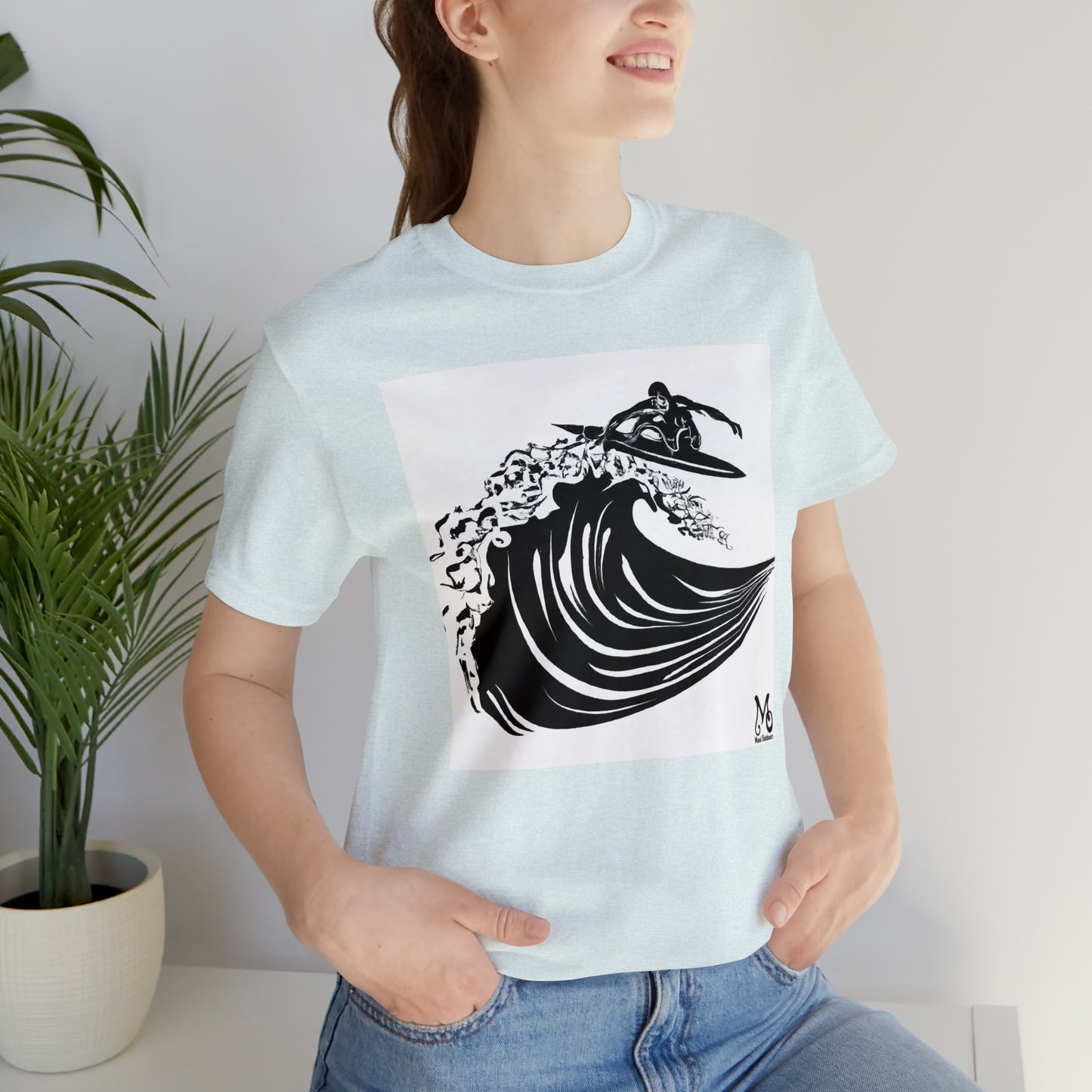 Wave Catching Surfer - T-shirt