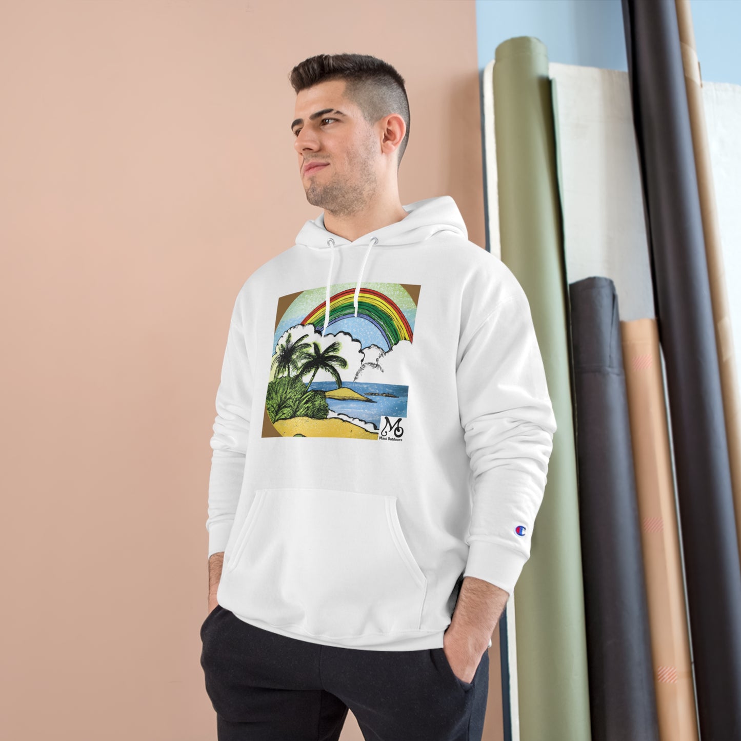 Rainbow Oasis - Champion Hoodie