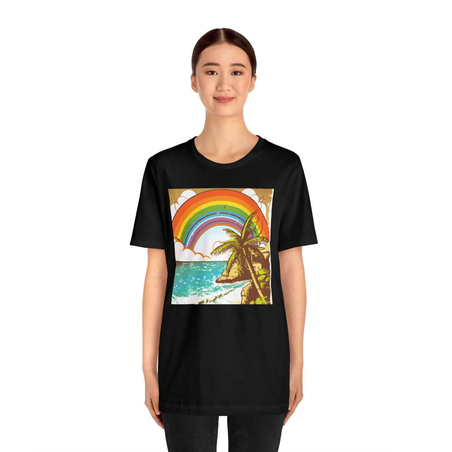 Rainbow Glimmer Island - T-shirt