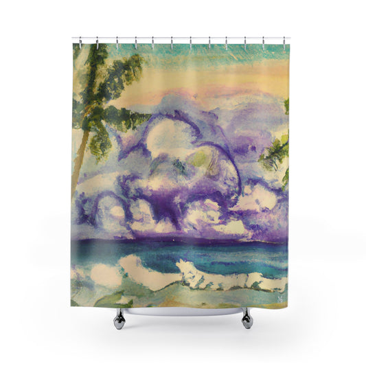 Kaihulapa'a Beach - Shower Curtain