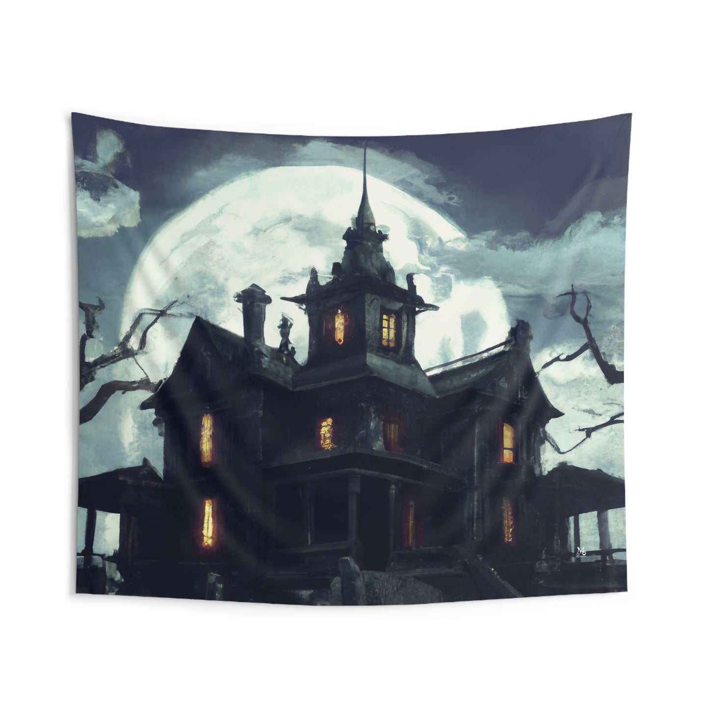 Grimm Manor - Halloween Tapestry