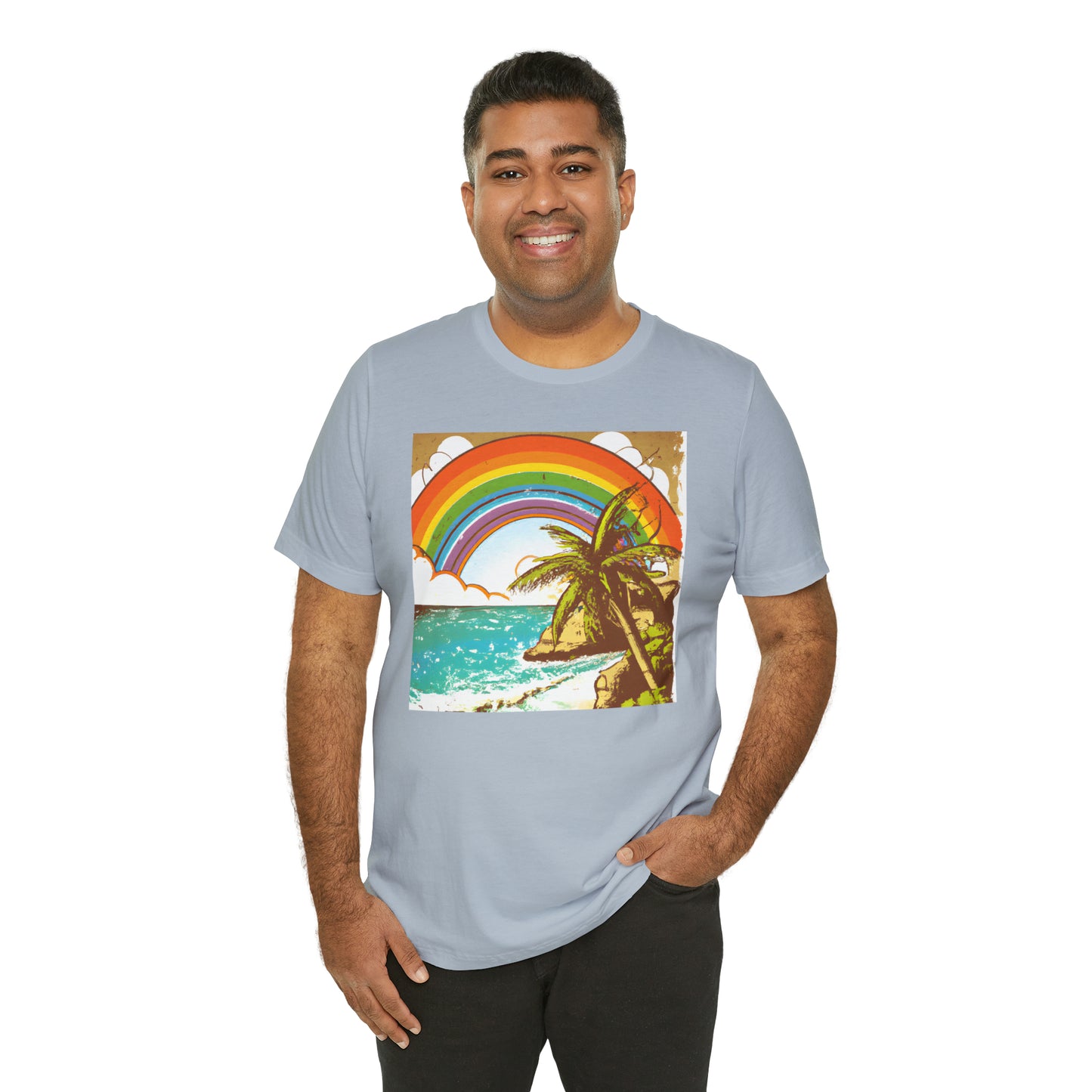 Rainbow Glimmer Island - T-shirt