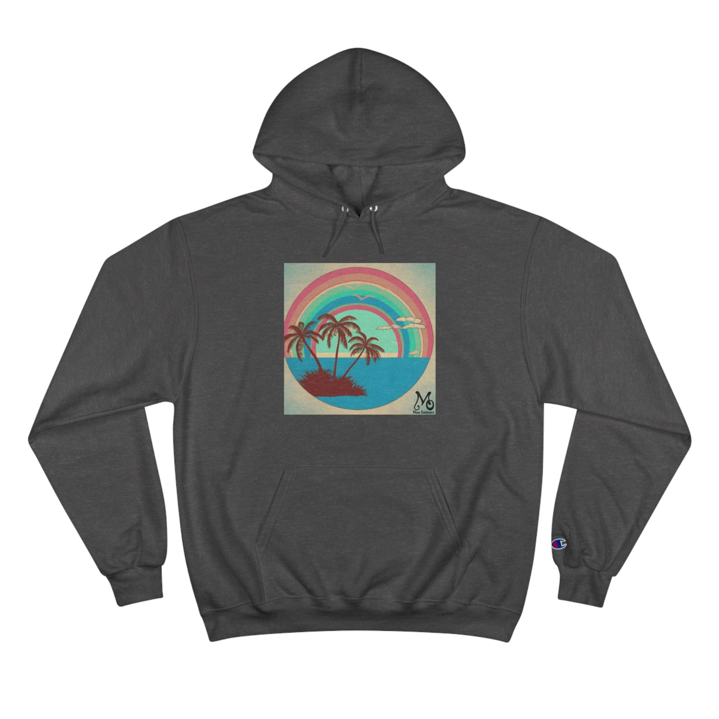 Rainbow Vista Island I - Champion Hoodie