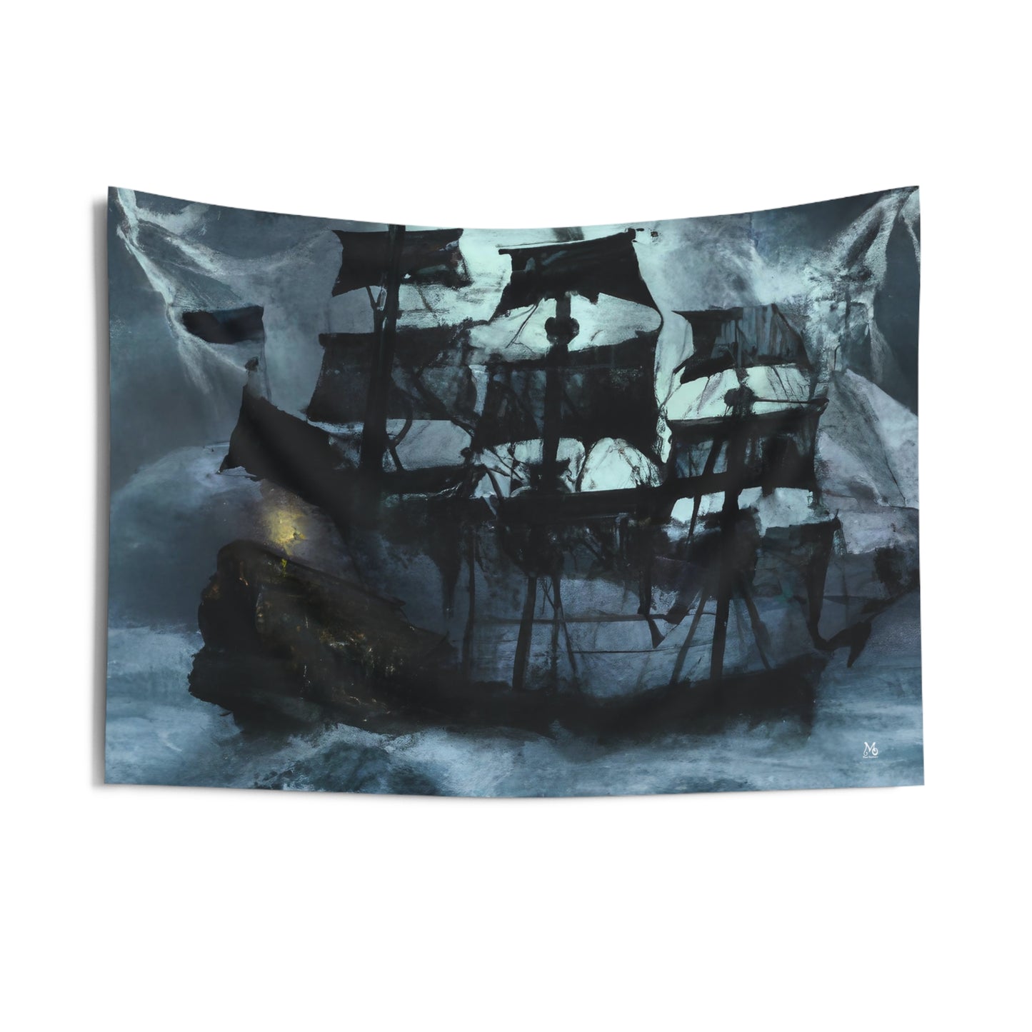 The Ghostly Galleon - Halloween Tapestry