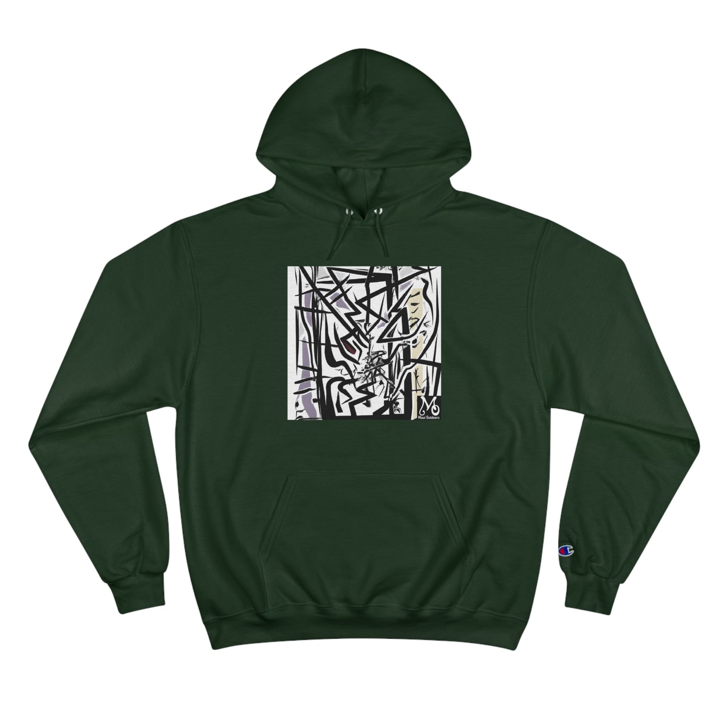 Geometric Aura - Champion Hoodie