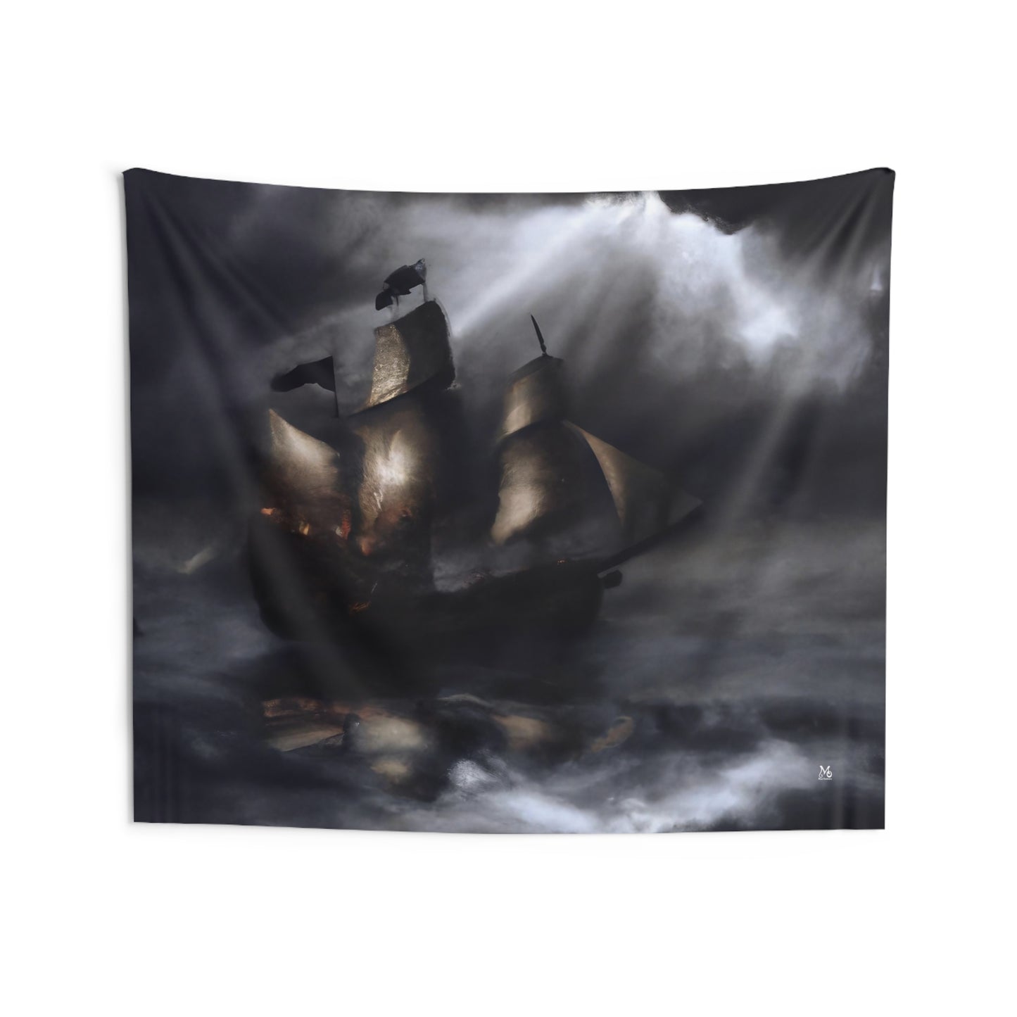 The Ghostly Galleon - Halloween Tapestry