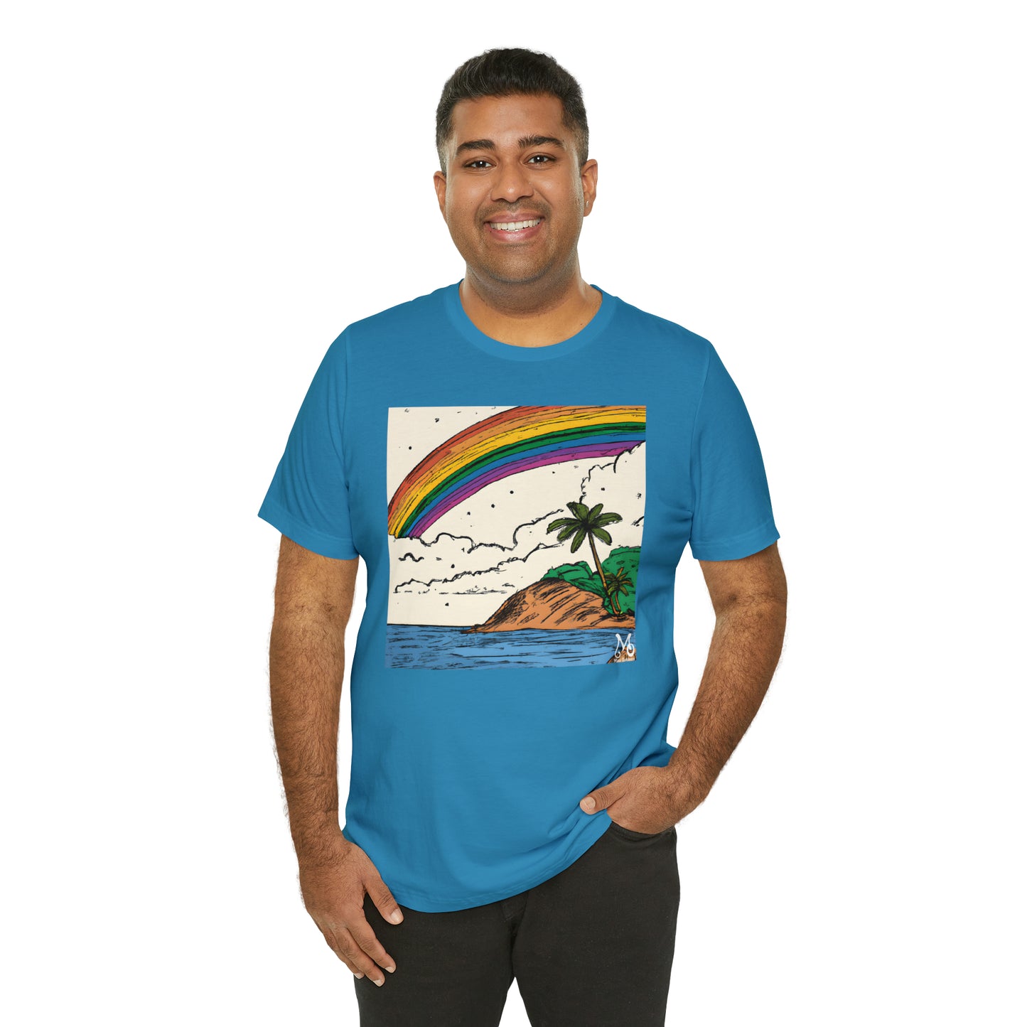 Rainbow Aloha Island - T-shirt