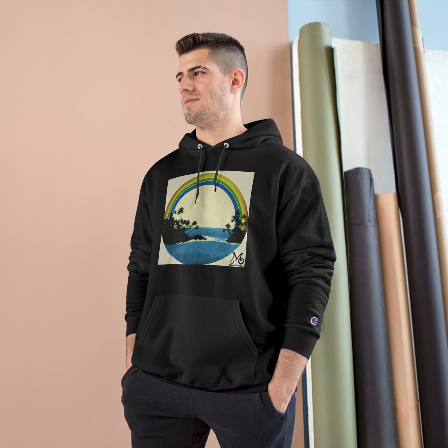 Rainbow Vista Island II - Champion Hoodie