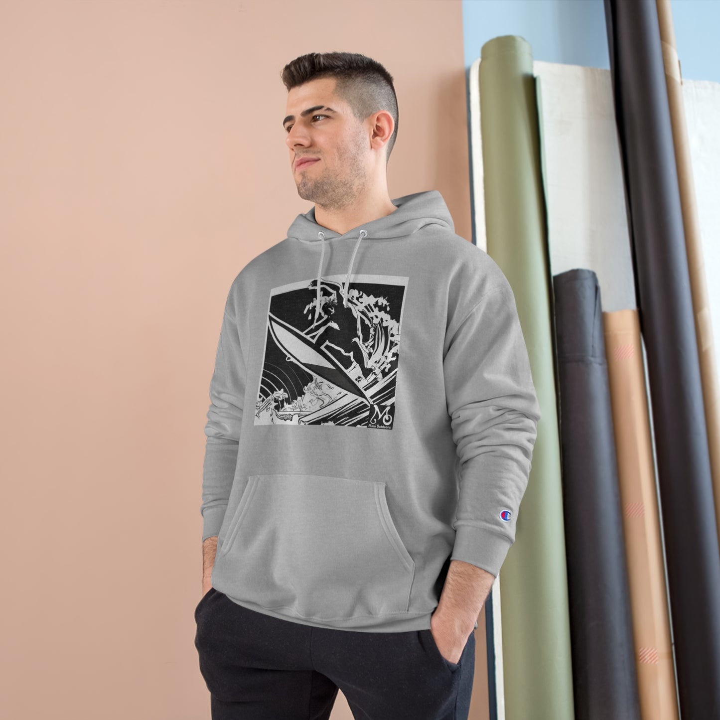 Airborne Surfer - Champion Hoodie