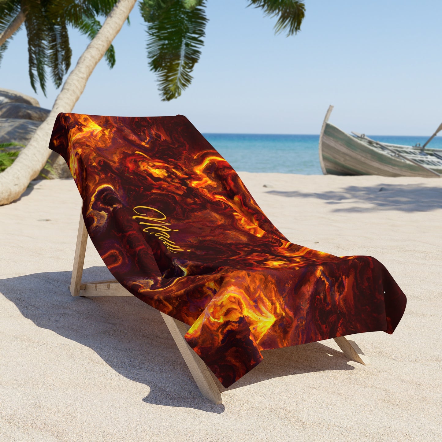 Fiery Inferno - Beach Towel