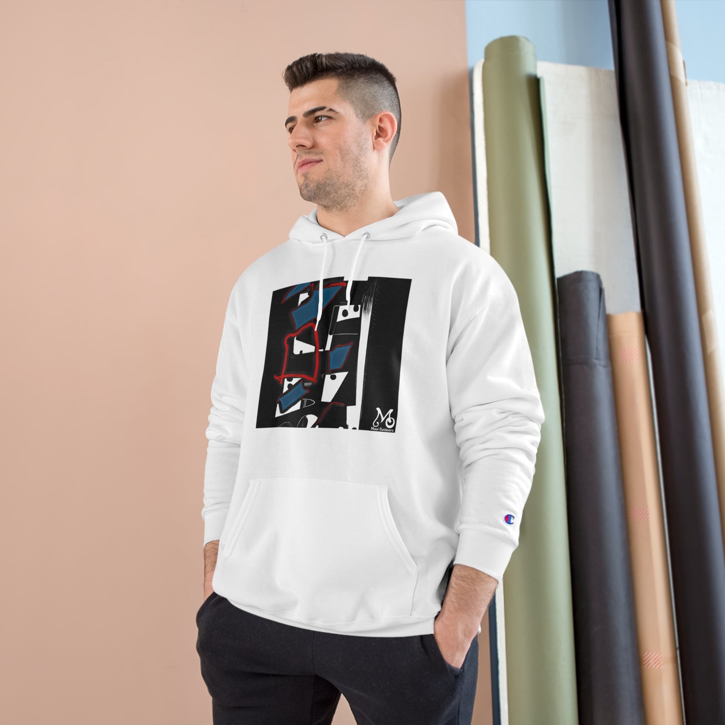 Vibrant Geometry - Champion Hoodie