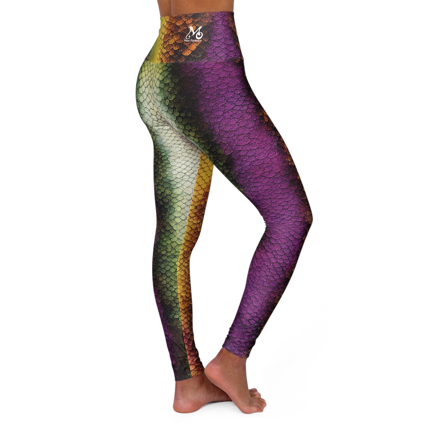 Snake Skin Print - Yoga Pants