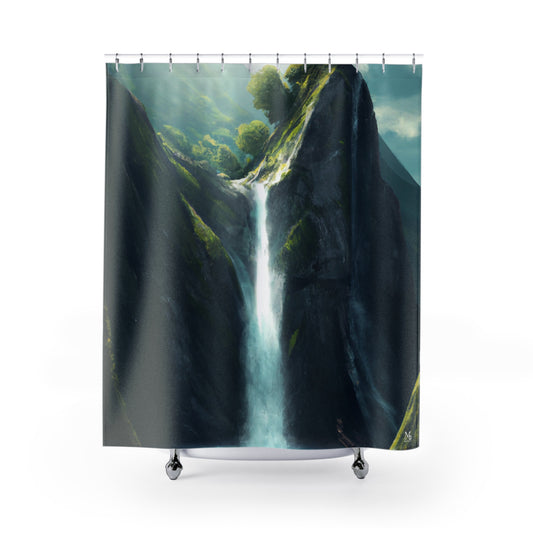 Auʻauleʻale Falls - Shower Curtain