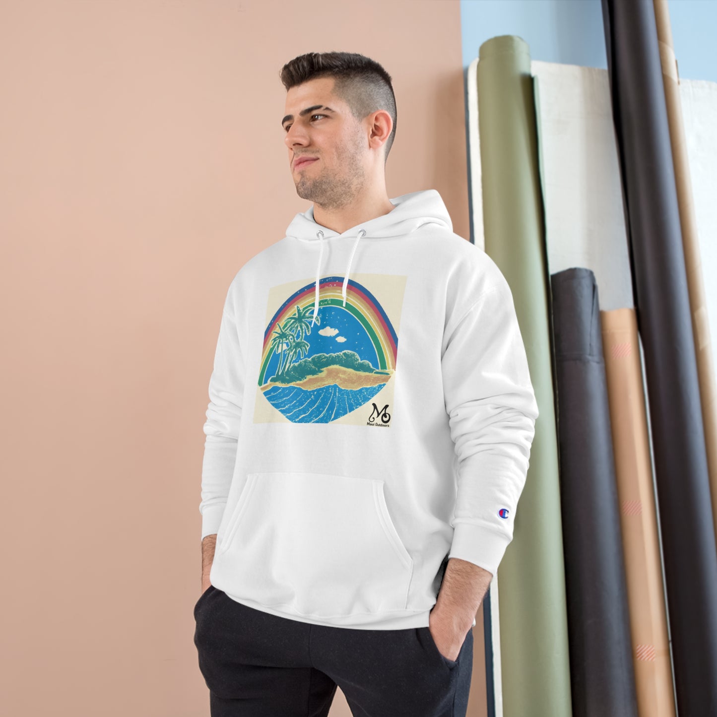 Rainbow Hula - Champion Hoodie