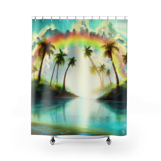 Paradise Rainbow - Shower Curtain