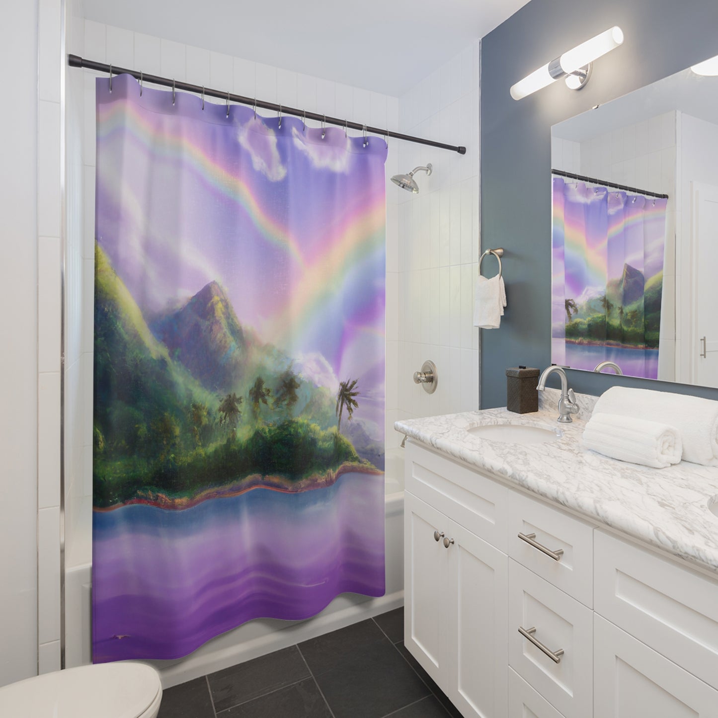 Rainbow Haven - Shower Curtain