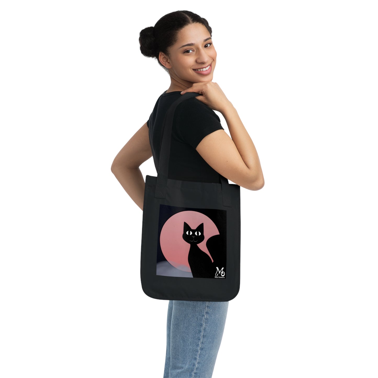 Shadow Paws - Organic Canvas Tote Bag