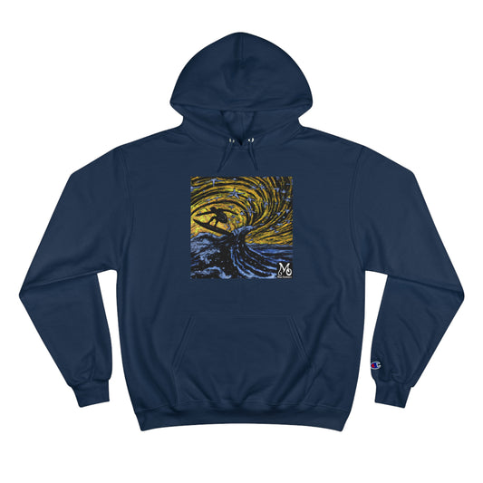 Celestial Surf Ride - Champion Hoodie