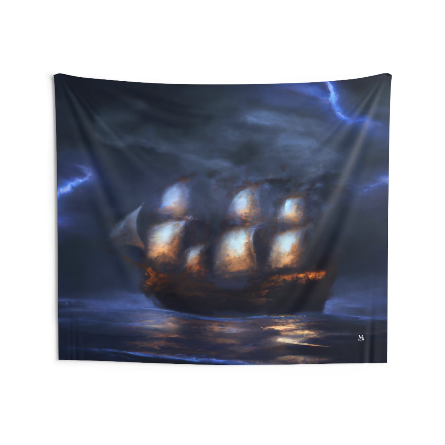 The Ghostly Galleon - Halloween Tapestry