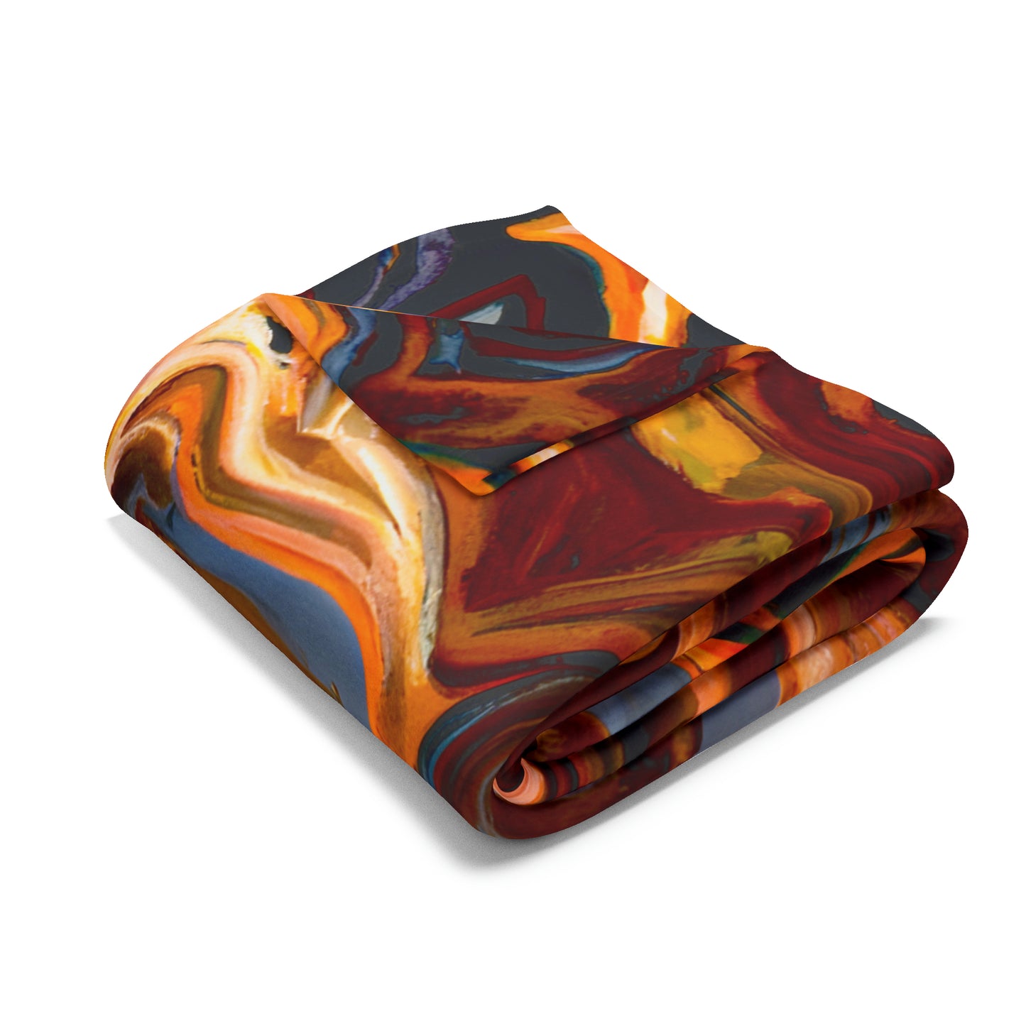 Lava Ripples - Fleece Blanket