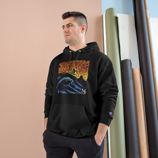 A Surfer's Eternal Flight - Champion Hoodie