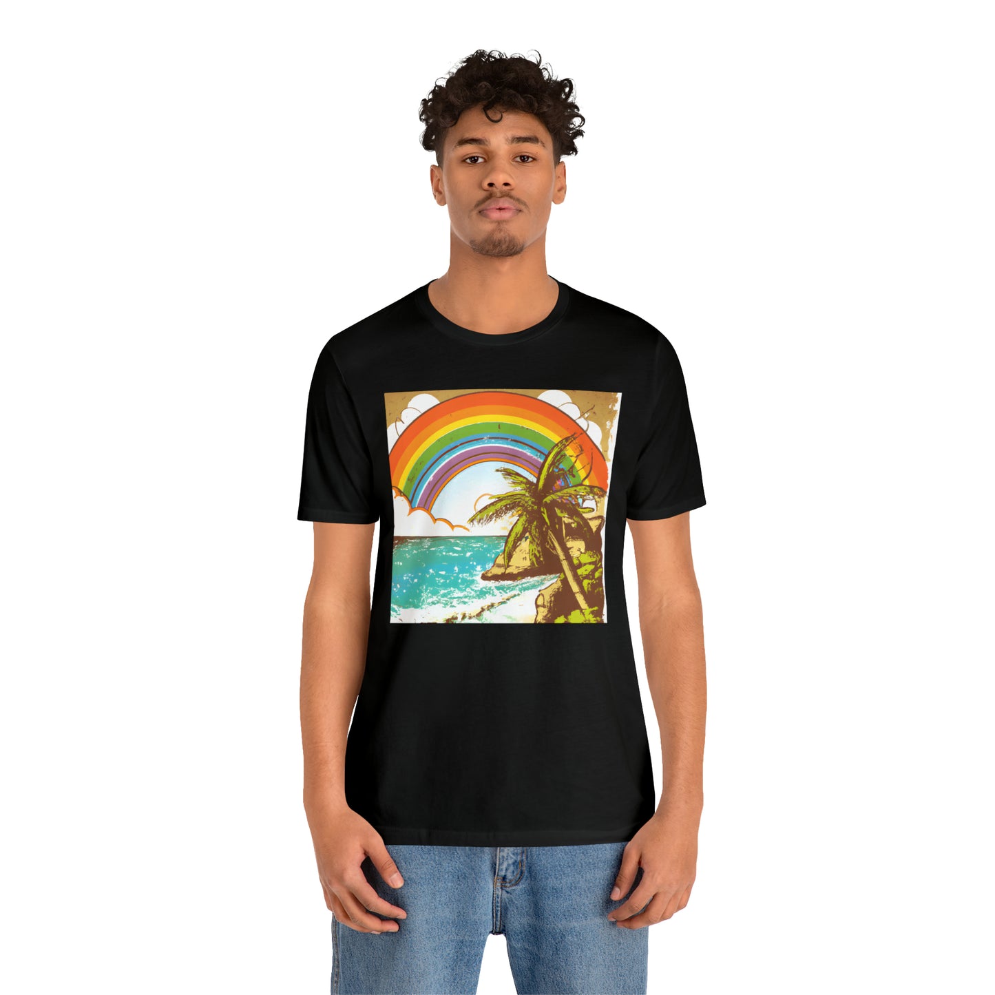 Rainbow Glimmer Island - T-shirt