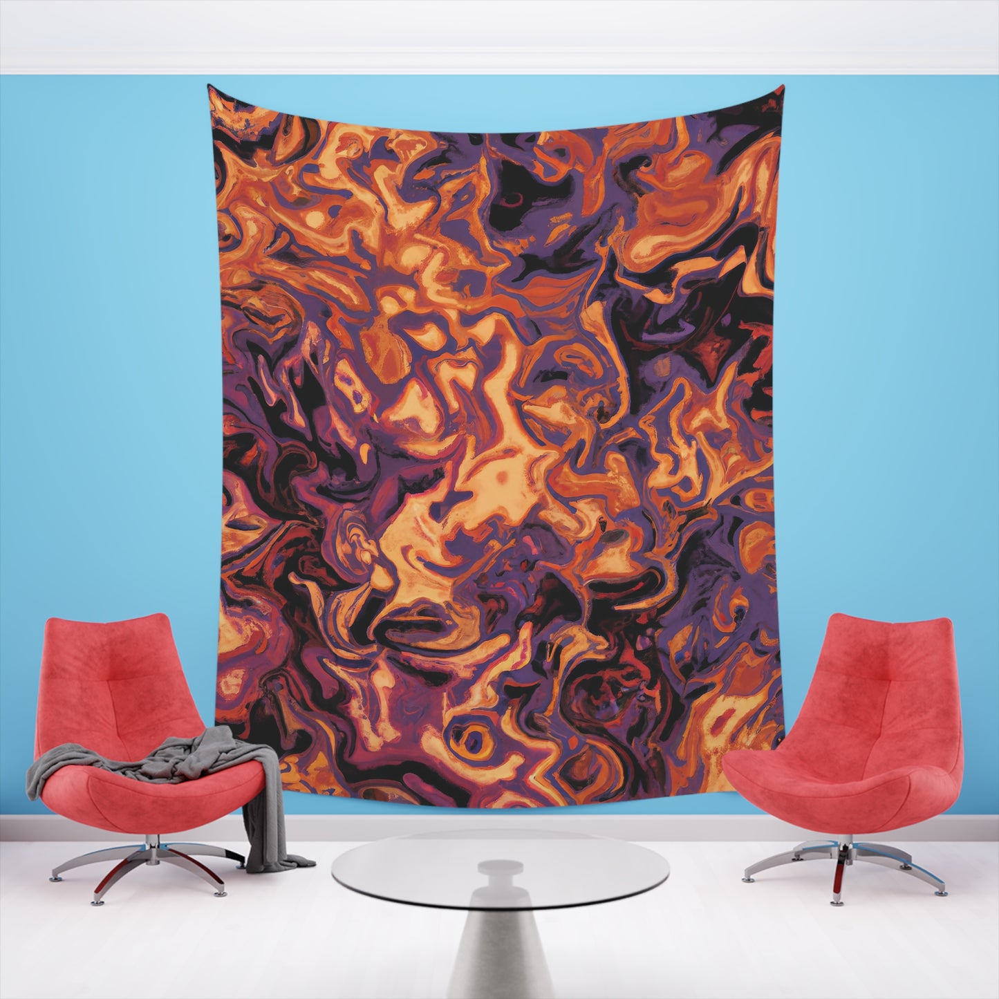 Aurora Lava Flow - Tapestry