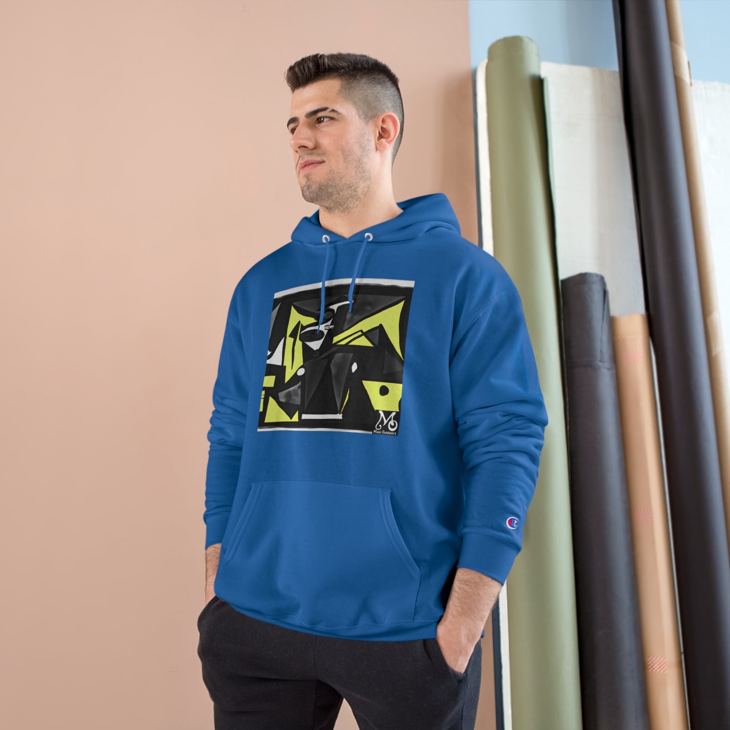 Geometric Splendor - Champion Hoodie