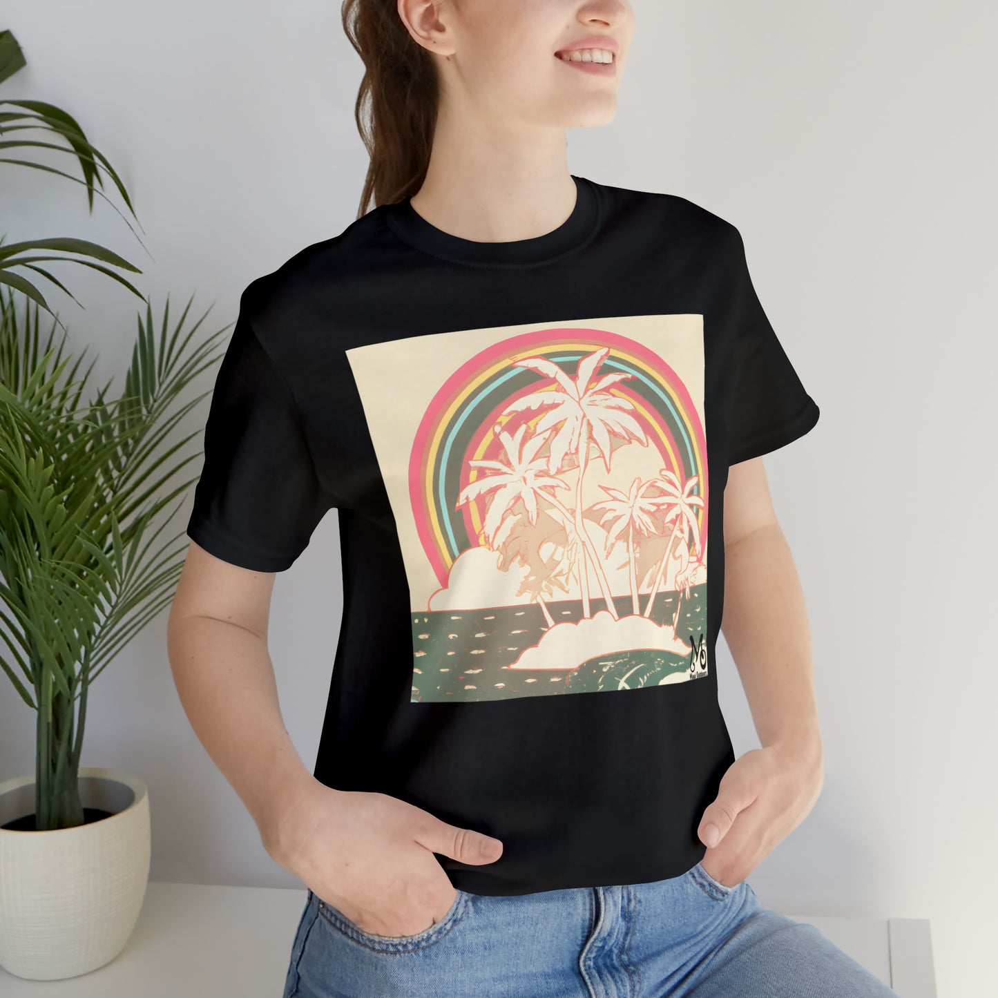 Rainbow View Island - T-shirt