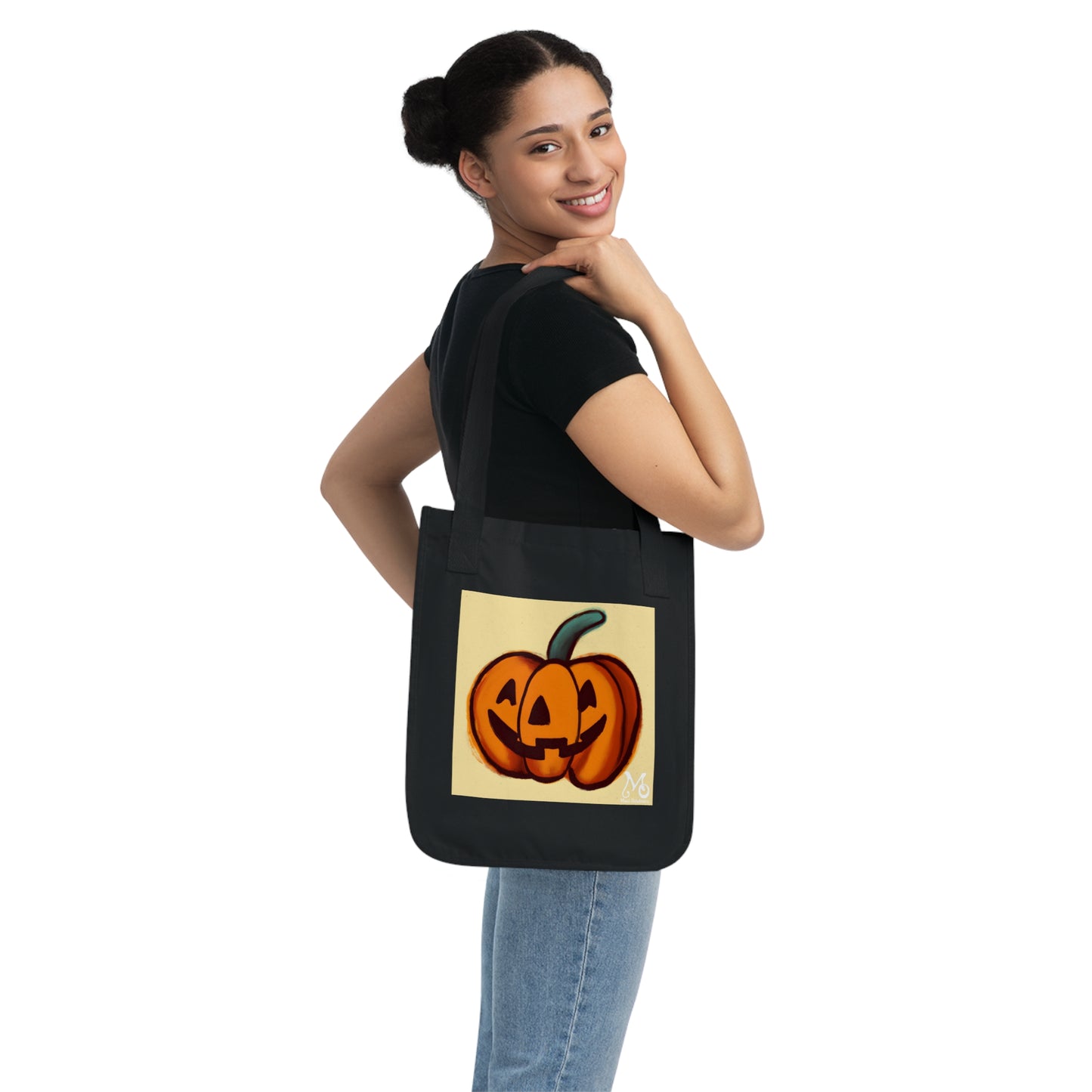 Screaming Pumpkin - Organic Canvas Tote Bag