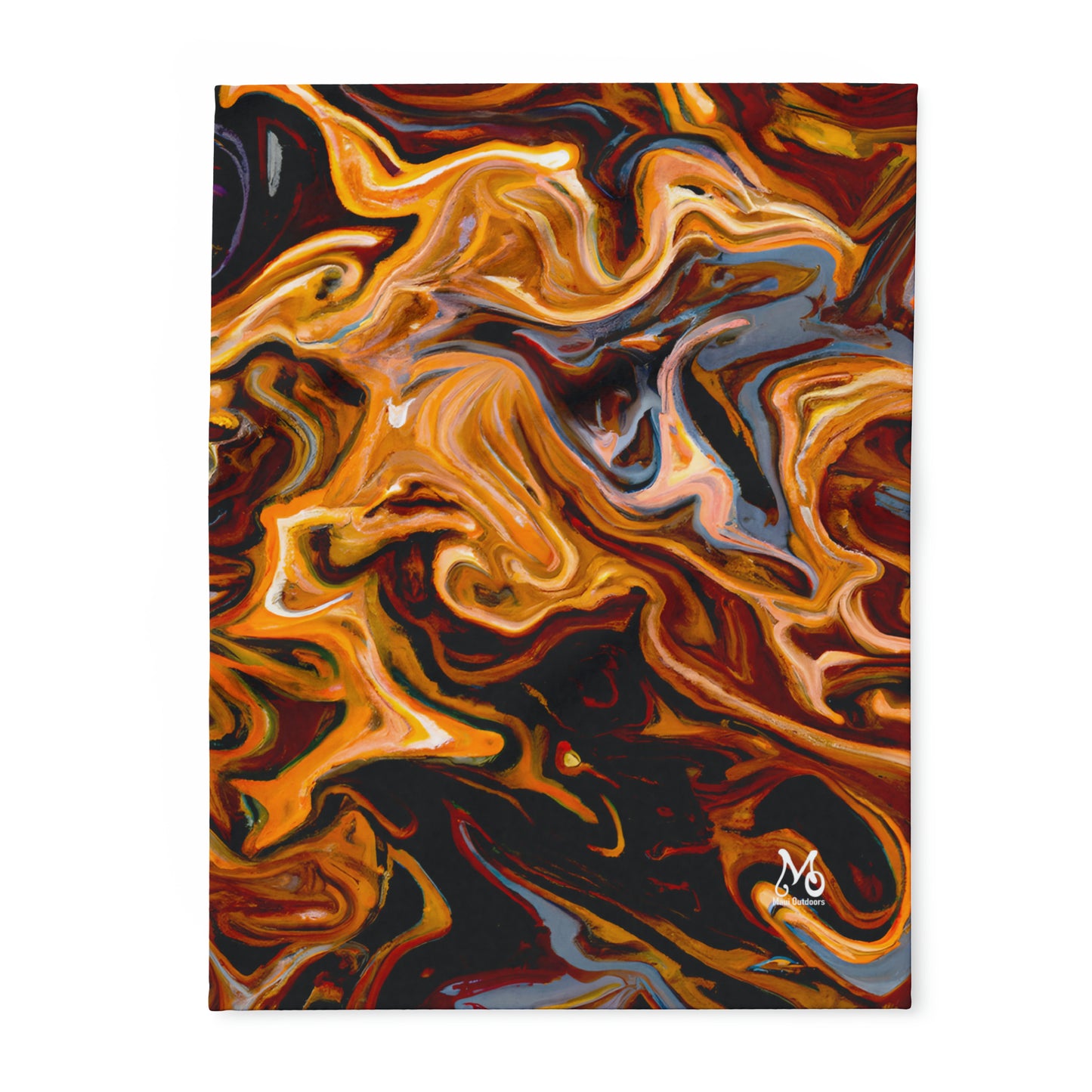 Lava Ripples - Fleece Blanket