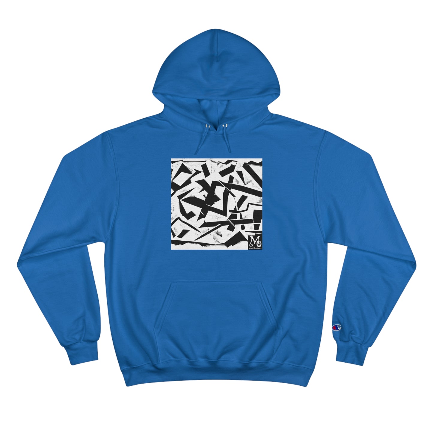 Galactic Splatterscape - Champion Hoodie