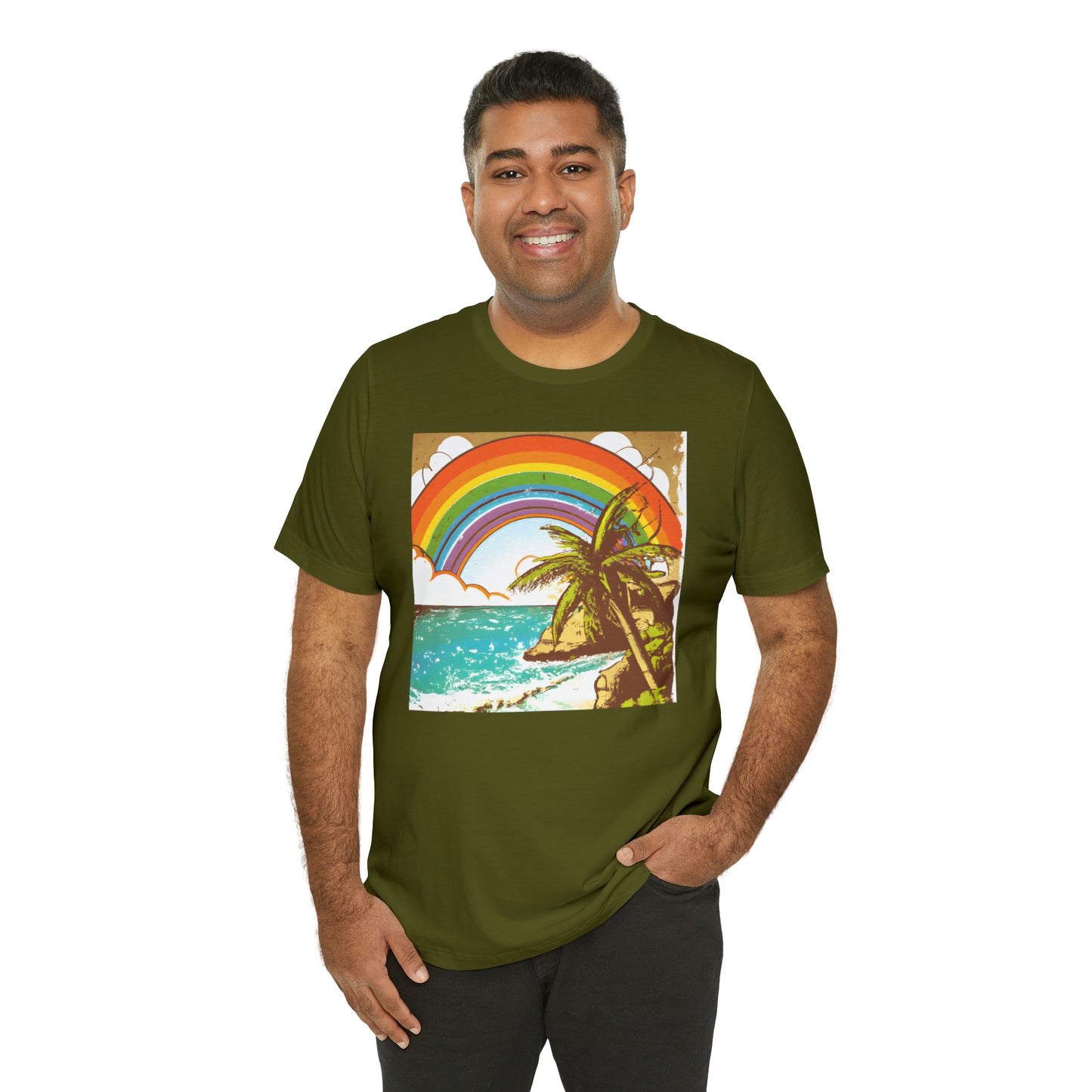 Rainbow Glimmer Island - T-shirt