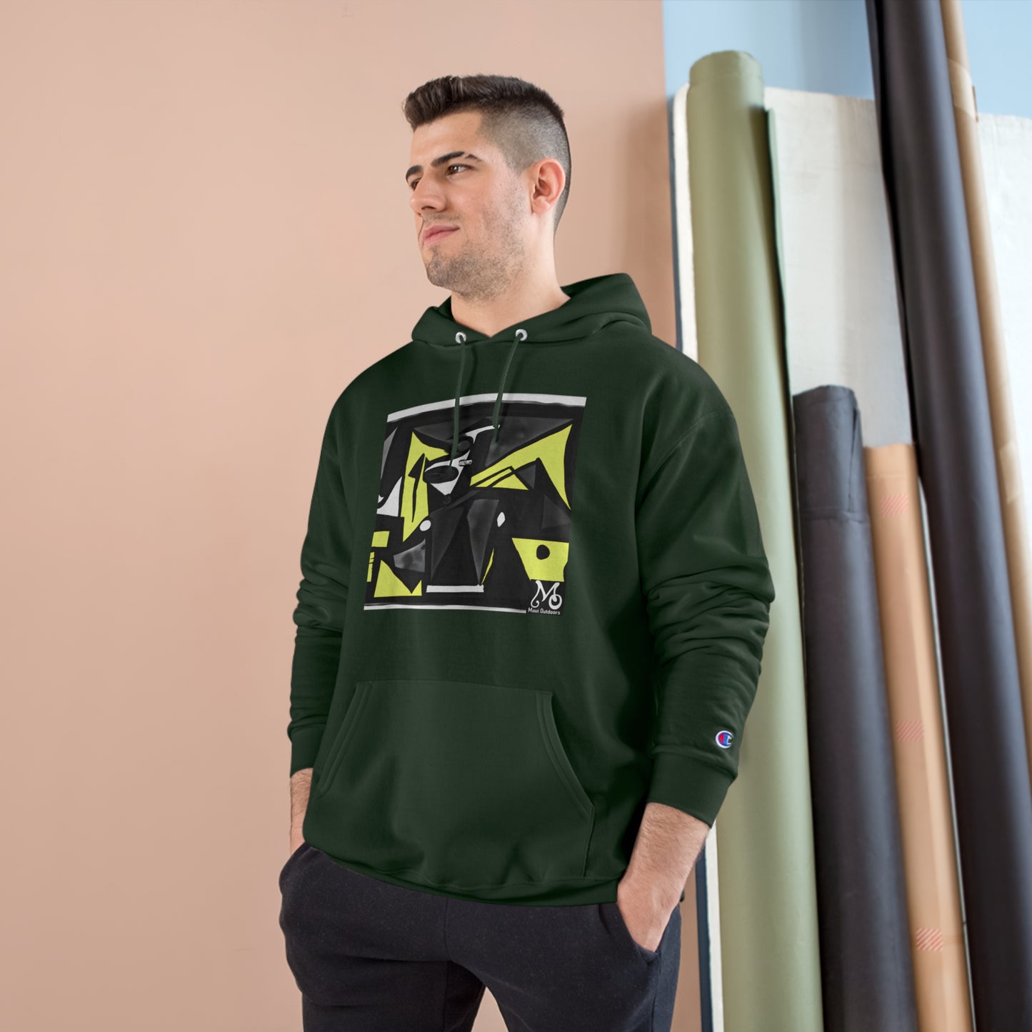 Geometric Splendor - Champion Hoodie