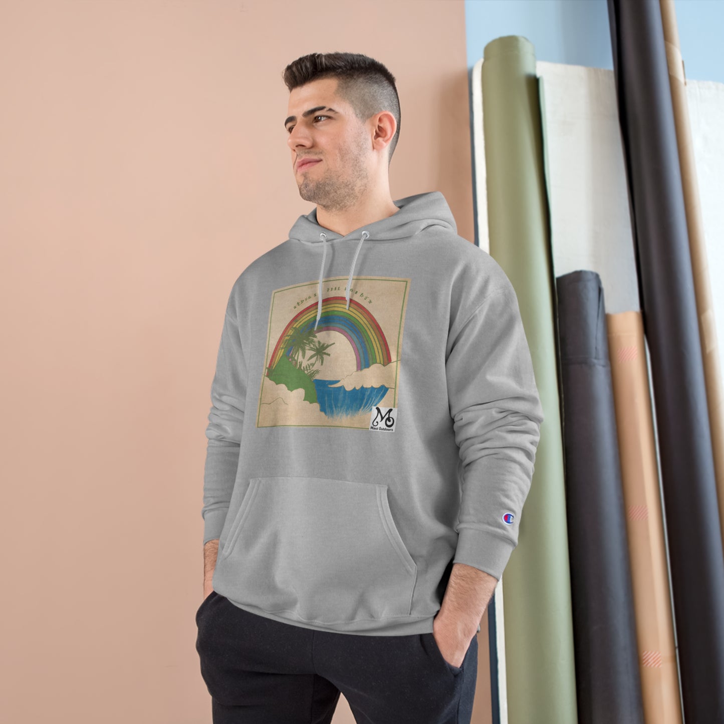 Rainbow Lagoon - Champion Hoodie