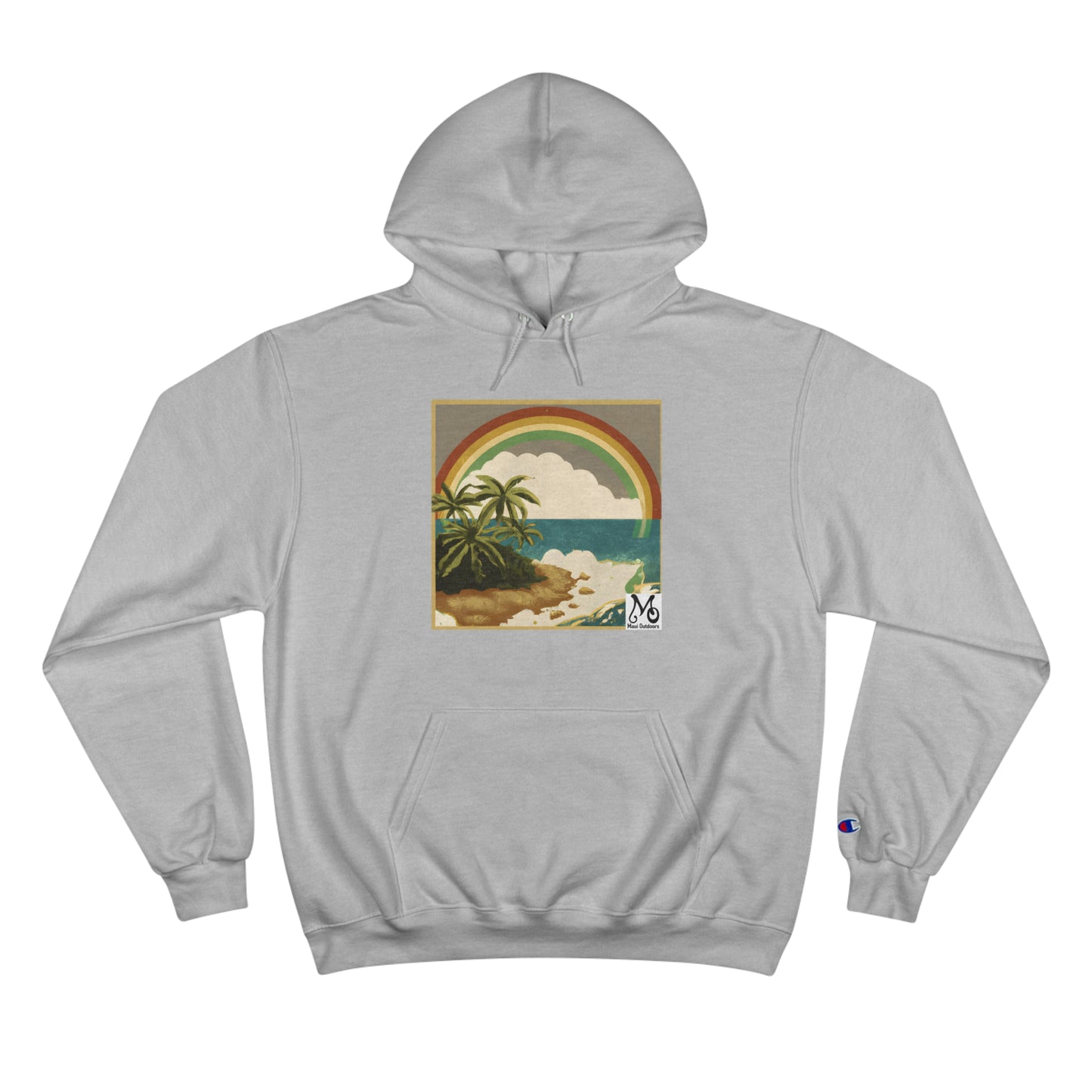 Rainbow Tiki - Champion Hoodie