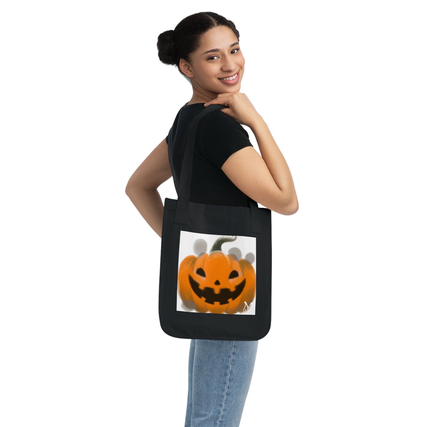 Grim gourd - Organic Canvas Tote Bag