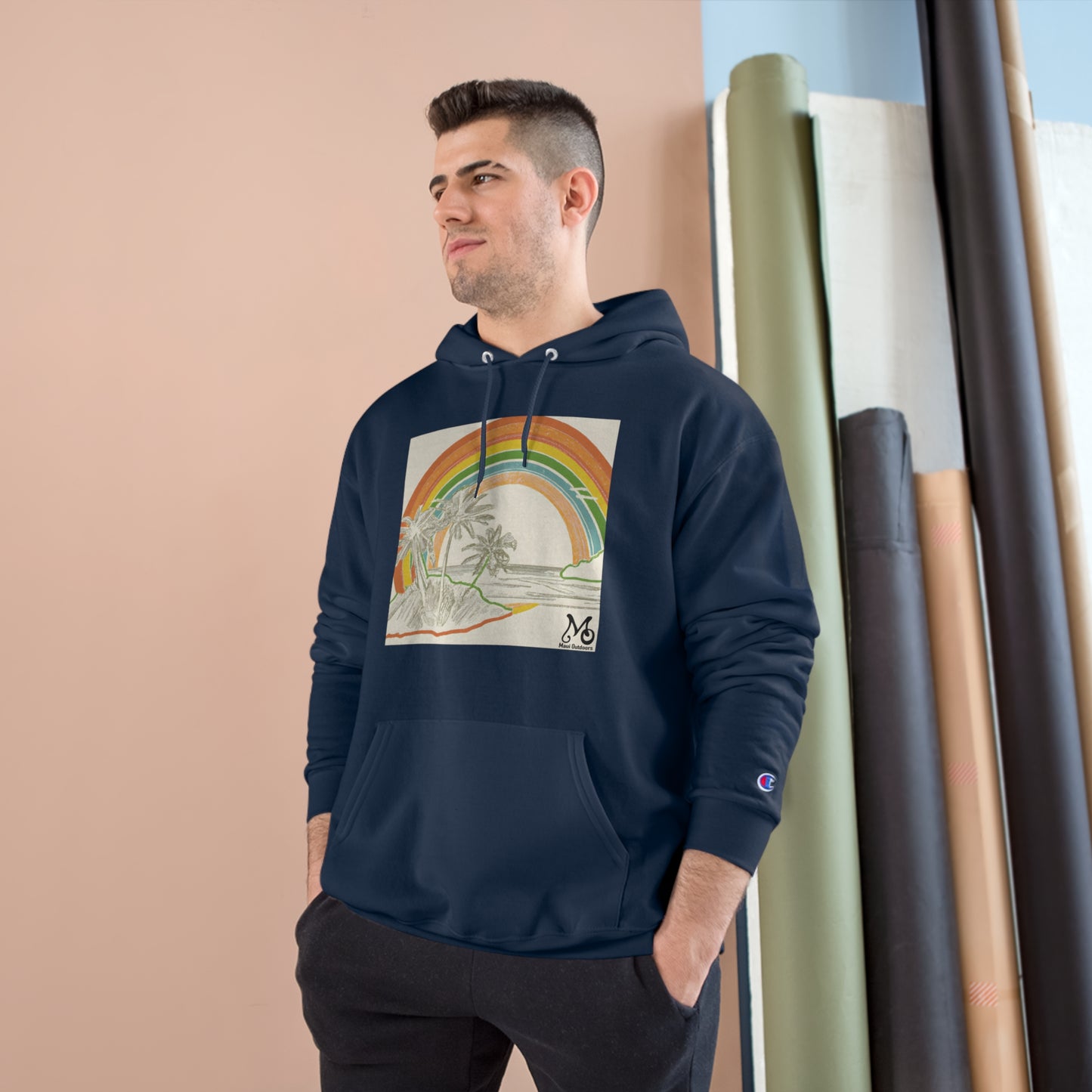 Rainbow Orca - Champion Hoodie