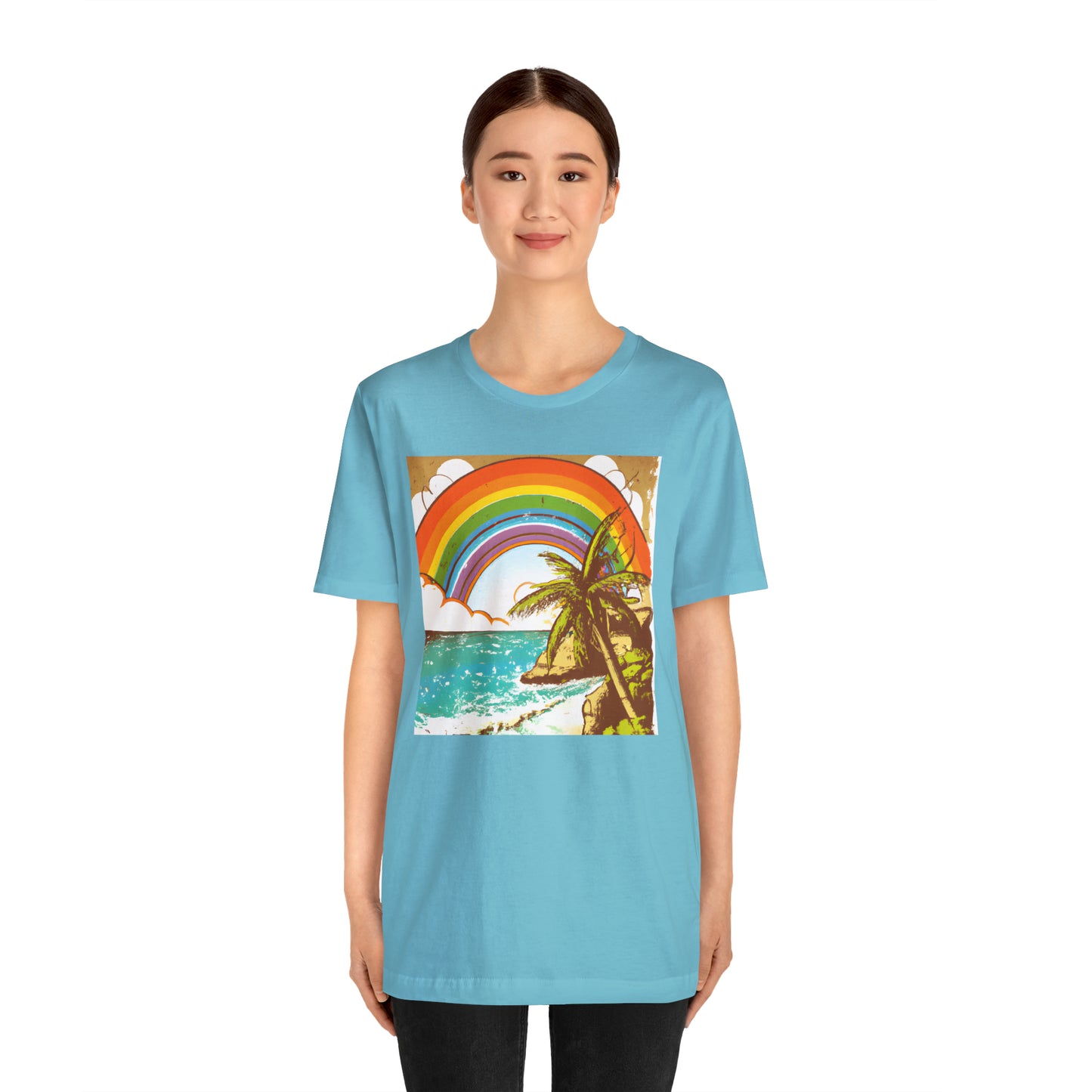 Rainbow Glimmer Island - T-shirt