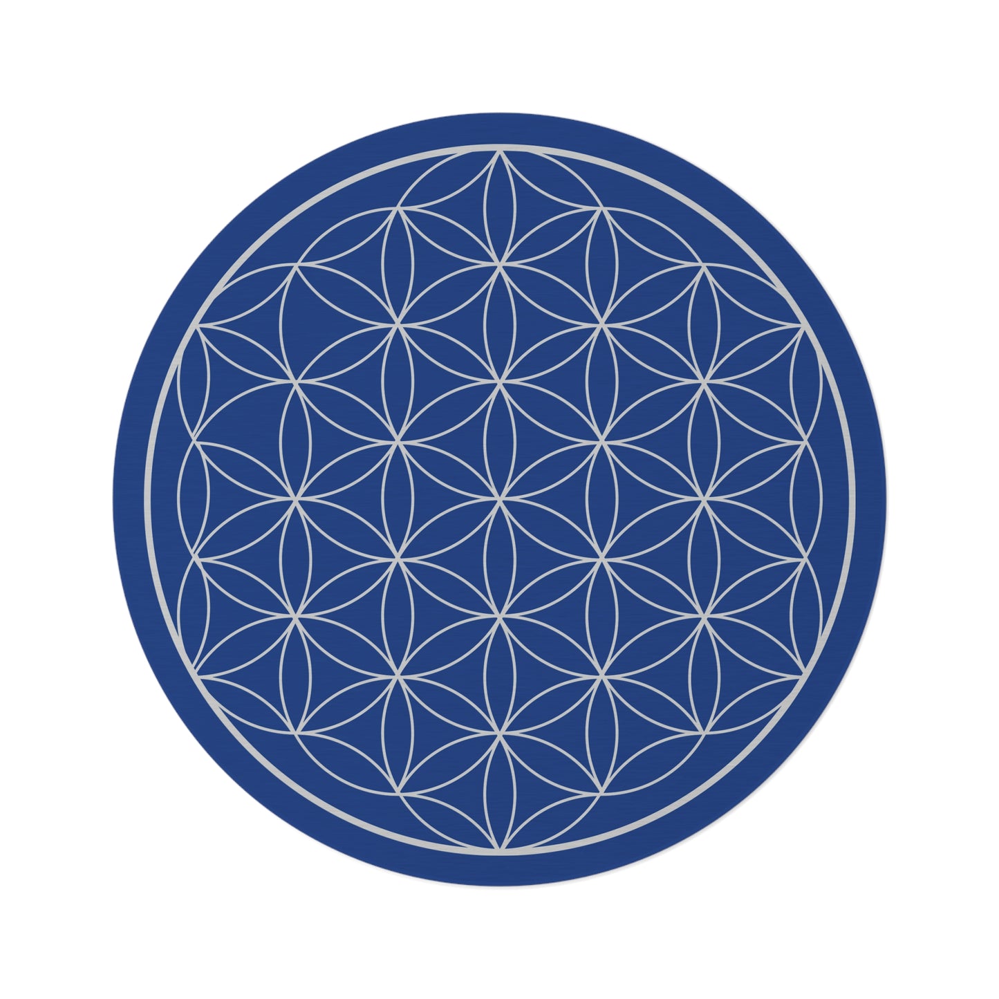 Flower of Life III - Round Rug