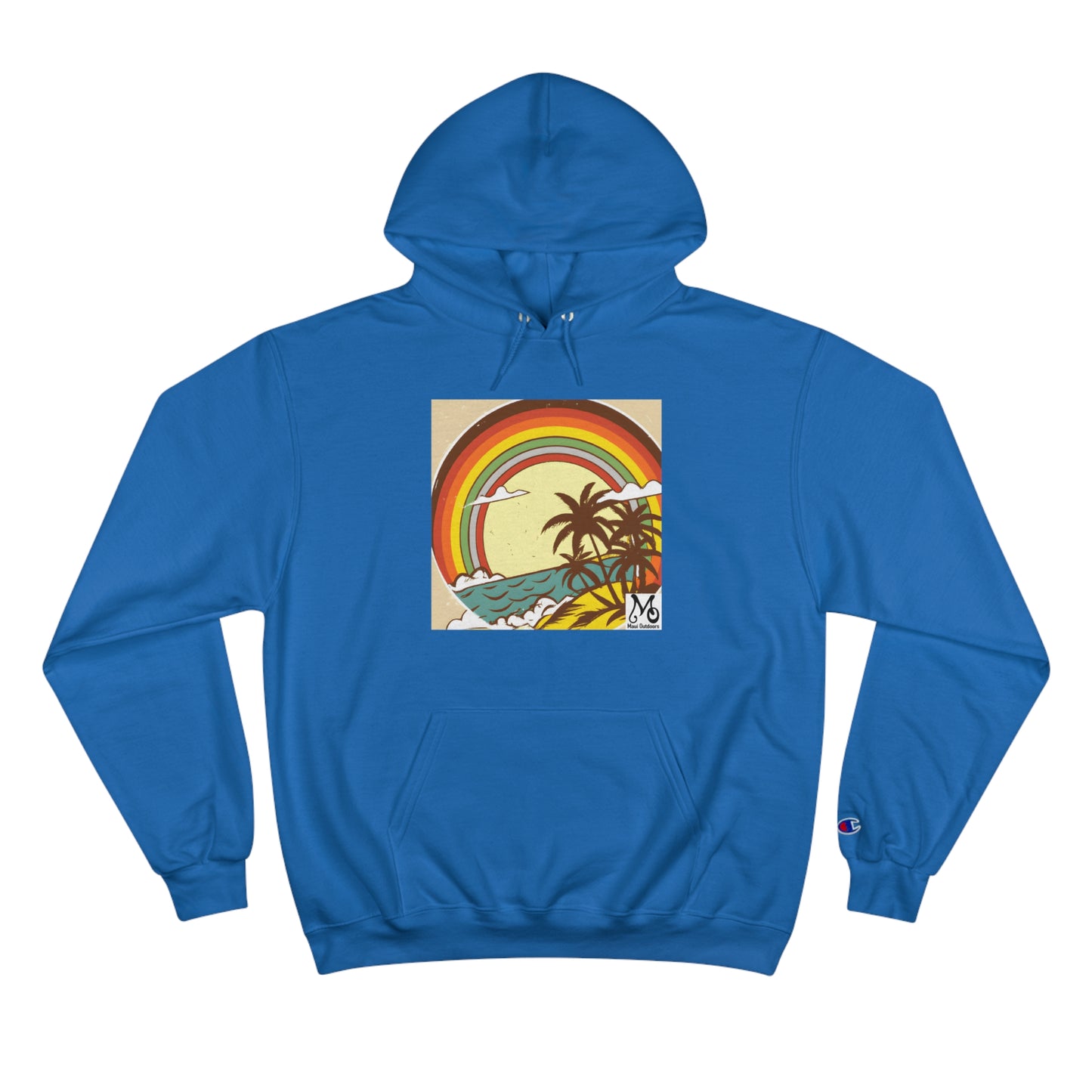 Rainbow Vista Island - Champion Hoodie